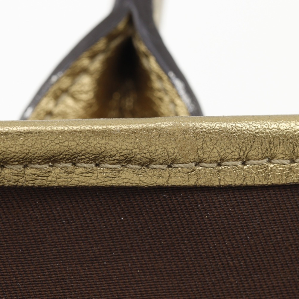 GUCCI Authentic Gold Canvas Tote Bag - Picture 8 of 16